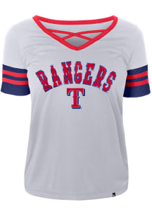 Texas Rangers Womens New Era Training Fashion Baseball Jersey - White
