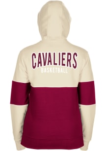 New Era Cleveland Cavaliers Womens Maroon Breaker Long Sleeve Full Zip Jacket