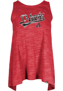 New Era Arizona Diamondbacks Womens Red Cross Tank Top