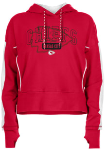 New Era Kansas City Chiefs Womens Red High Low Hooded Sweatshirt