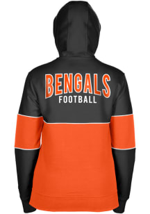 New Era Cincinnati Bengals Womens Orange Breaker Long Sleeve Full Zip Jacket