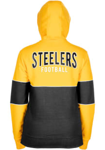 New Era Pittsburgh Steelers Womens Black Breaker Long Sleeve Full Zip Jacket
