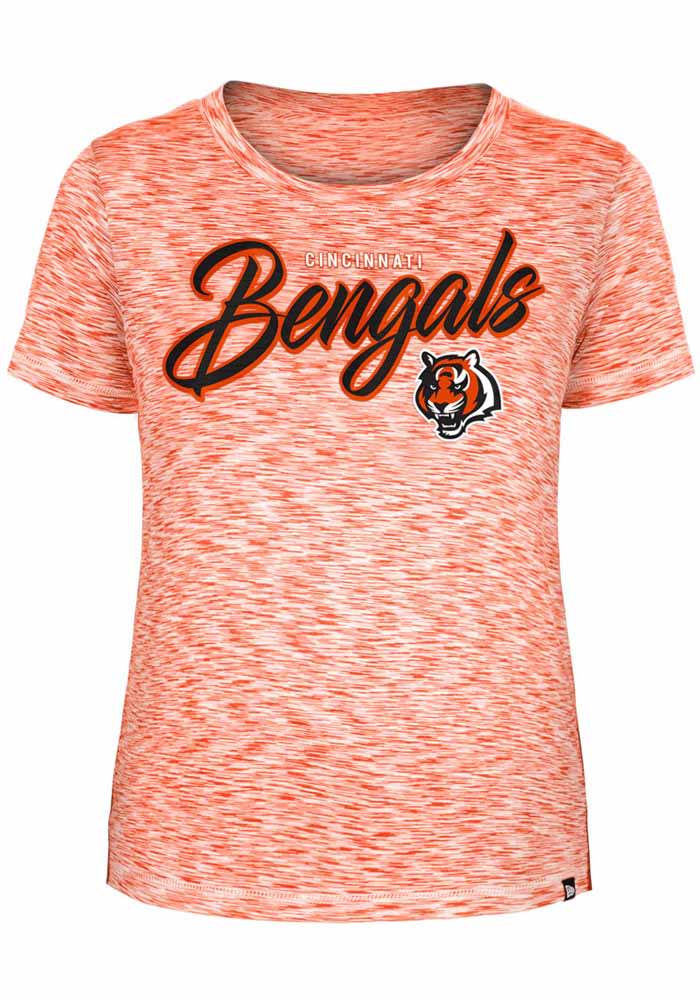 Orange WOMAN Oversize Fit Short Sleeve NFL Cincinnati Bengals Printed T- Shirt 2432049