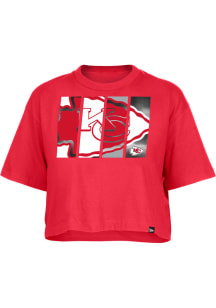 New Era Kansas City Chiefs Womens Red Field Short Sleeve T-Shirt