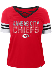 Kansas City Chiefs Womens New Era Active Design Fashion Football Jersey - Red