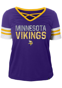 Minnesota Vikings Womens New Era Active Fashion Football Jersey - Purple