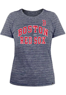 New Era Boston Red Sox Womens Navy Blue Space Dye T-Shirt