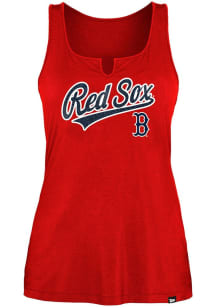 New Era Boston Red Sox Womens Red Jersey Tank Top