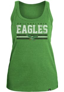 New Era Philadelphia Eagles Womens Green Biblend Tank Top