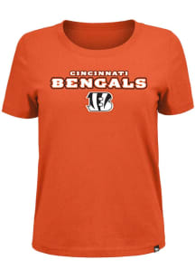 New Era Cincinnati Bengals Womens Orange Training Camp Short Sleeve T-Shirt