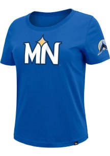 New Era Minnesota Twins Womens Navy Blue City Connect Short Sleeve T-Shirt