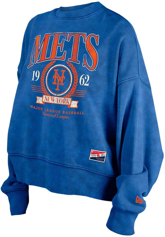 売れ筋商品|||ニューエラ カットソー トップス レディース Women's Blue New York Mets Game Day Color Pullover Sweatshirt Blue Women's New York Mets New Era Blue Game Day Color Pullover