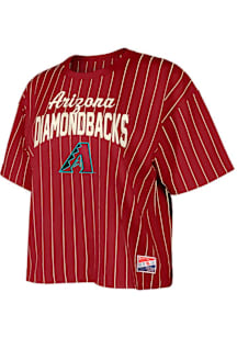 New Era Arizona Diamondbacks Womens Red Throwback Short Sleeve T-Shirt