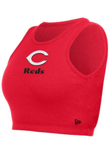 New Era Cincinnati Reds Womens Red Halter Tank Top
