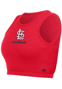New Era St Louis Cardinals Womens Red Halter Tank Top