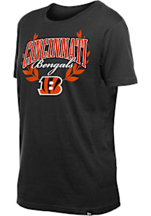 New Era Cincinnati Bengals Womens Black Draft Short Sleeve T-Shirt