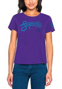 New Era Arizona Diamondbacks Womens Purple City Connect Short Sleeve T-Shirt