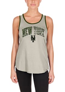 New Era New York Mets Womens White AFD Tank Top