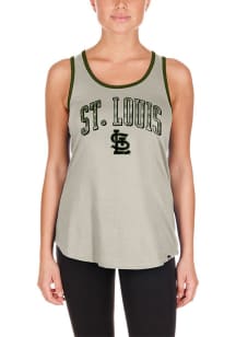 New Era St Louis Cardinals Womens White AFD Tank Top