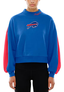 New Era Buffalo Bills Womens Blue Sport Crew Sweatshirt