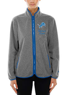 New Era Detroit Lions Womens Grey Sport Light Weight Jacket