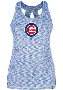 New Era Chicago Cubs Womens Blue Speckle Tank Top