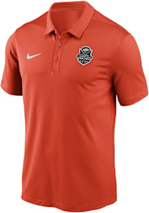 Nike Oklahoma State Cowboys Mens Orange Men's Golf National Champions Victory Short Sleeve Polo