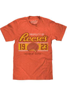 Hershey Orange Property of Reese's Short Sleeve Fashion T Shirt