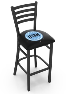 Utah Hockey Club Stationary Pub Stool - Black