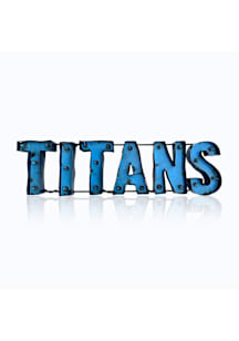 Tennessee Titans Wordmark Lit Metal Sign Marquee Sign