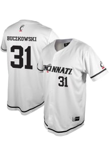 Adam Buczkowski Genuine Collective Mens White Cincinnati Bearcats NIL Jersey