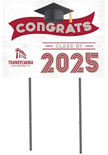 Transylvania Pioneers KH Sports Fan Class of 2025 graduation graphic Yard Sign - White