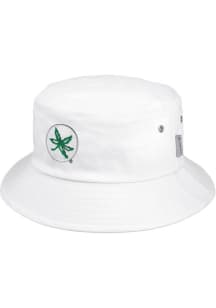 Ohio State Buckeyes LogoFit Daytona Mens Bucket Hat - White