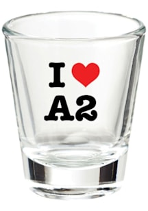 Ann Arbor I Love A Squared Shot Glass