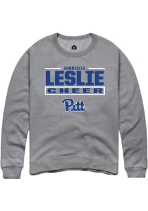 Gabrielle Leslie Rally Mens Graphite Pitt Panthers NIL Stacked Box Player Crew