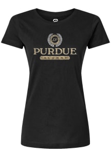 Purdue Boilermakers Black Summit Sportswear Alumni Short Sleeve T-Shirt