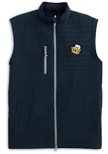 Johnnie O Michigan Wolverines Mens Navy Blue Crosswind Vault Sleeveless Jacket