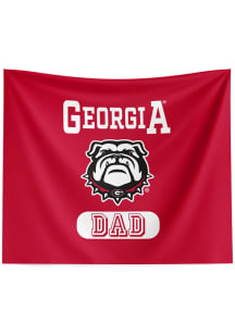 Georgia Bulldogs Dad 34x40 Tapestry Blanket