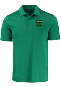 Cutter and Buck Austin FC Mens Kelly Green Prospect Short Sleeve Polo