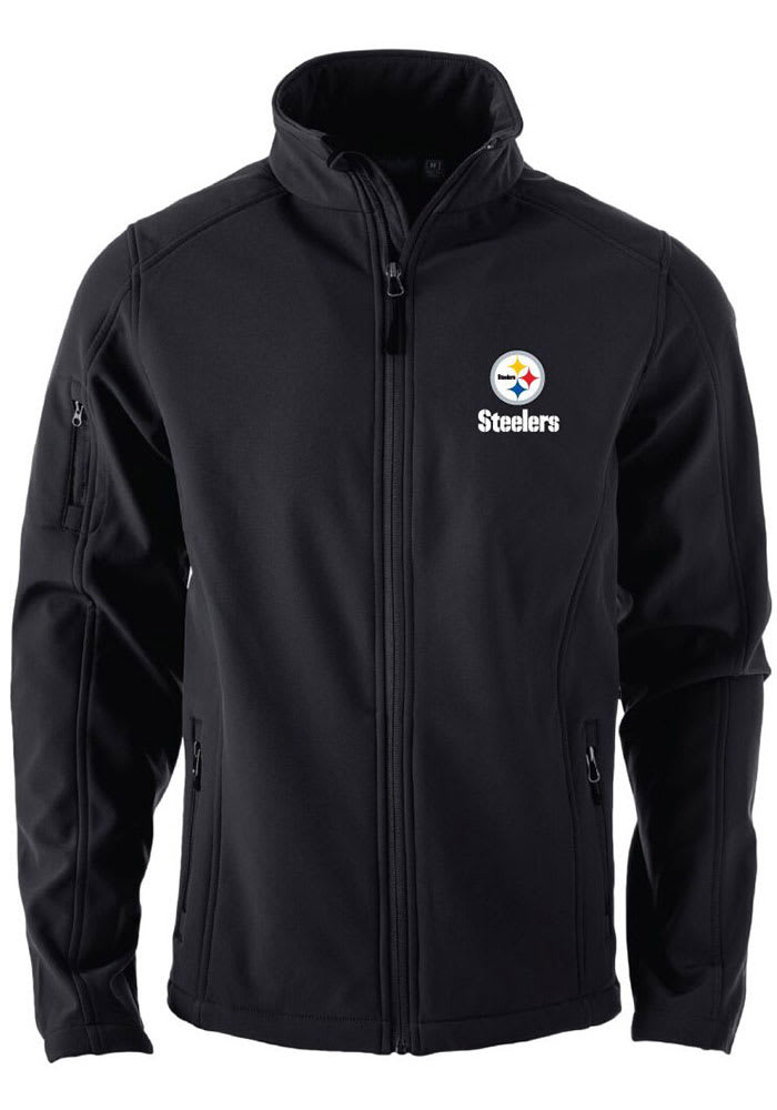 Pittsburgh Steelers Mens Black Sonoma Medium Weight Jacket