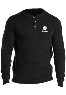 Dunbrooke Pittsburgh Steelers Black Thermal Long Sleeve T Shirt