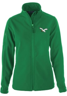 Dunbrooke Philadelphia Eagles Womens Kelly Green Sonoma Light Weight Jacket