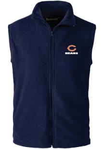 Dunbrooke Chicago Bears Mens Navy Blue Houston Sleeveless Jacket