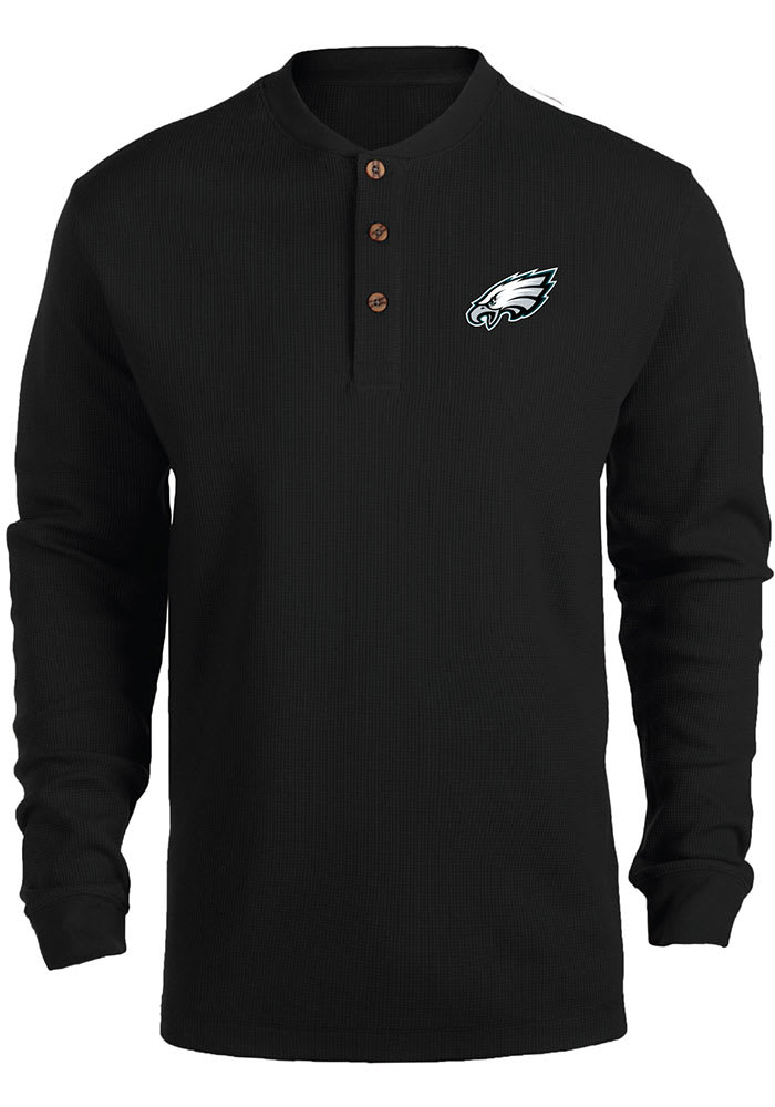 Dunbrooke Philadelphia Eagles Thermal Long Sleeve T Shirt BLACK - Main Image