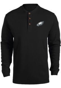 Dunbrooke Philadelphia Eagles Black Thermal Long Sleeve T Shirt