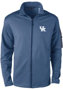 Dunbrooke Kentucky Wildcats Mens Blue Primary Logo Medium Weight Jacket