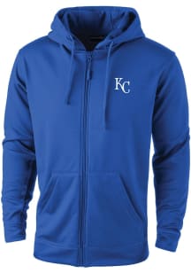 Dunbrooke Kansas City Royals Mens Blue Primary Logo Long Sleeve Zip