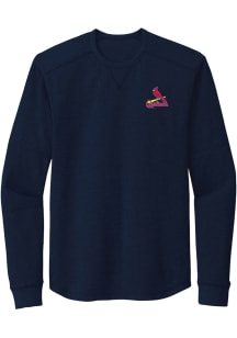 Dunbrooke St Louis Cardinals Navy Blue Cavalier Long Sleeve T Shirt