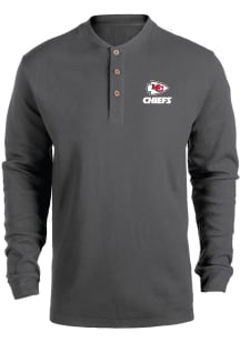 Dunbrooke Kansas City Chiefs Grey THERMAL Long Sleeve T Shirt