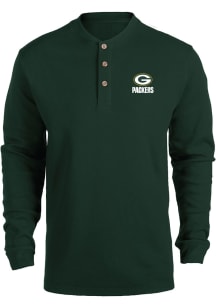 Dunbrooke Green Bay Packers Green THERMAL Long Sleeve T Shirt